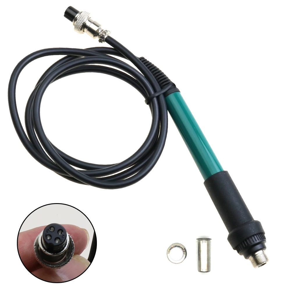 Industrial Laser Soldering Iron - 4pin T12-907 مقبض أخضر 1.1 متر