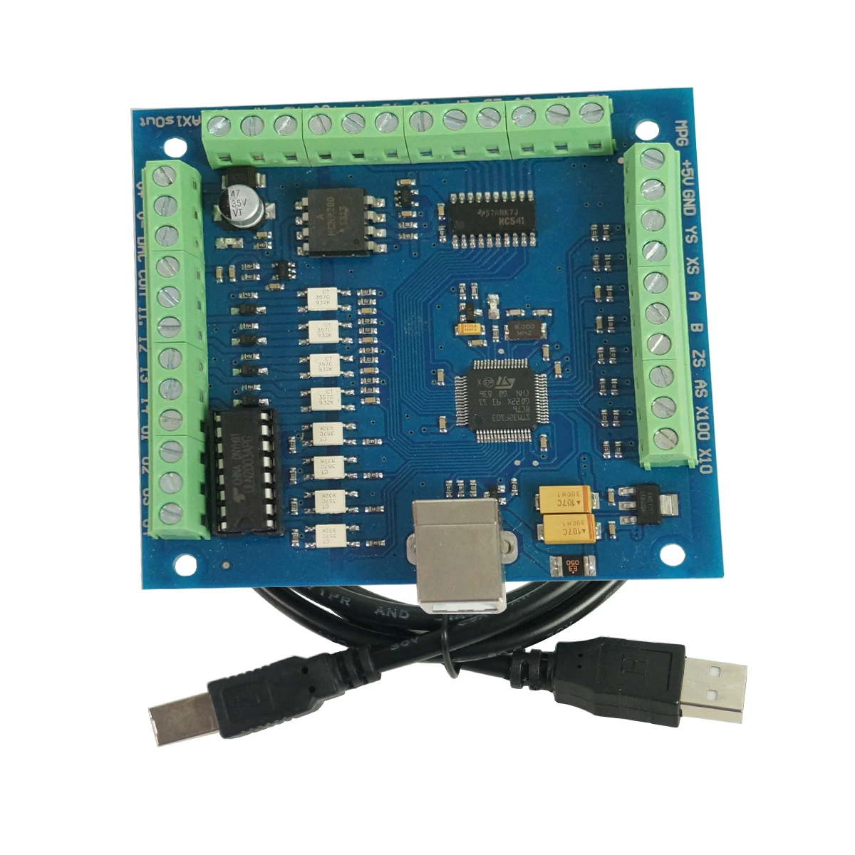 Breakout Board Mach3 - بطاقة تحكم الحركة باستخدام الحاسب الآلي