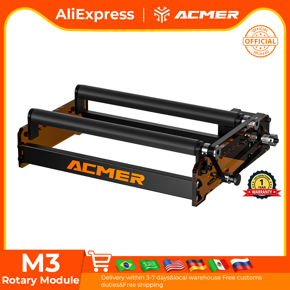 Laser Engraving Software - أسطوانة ليزر دوارة ACMER M3 360