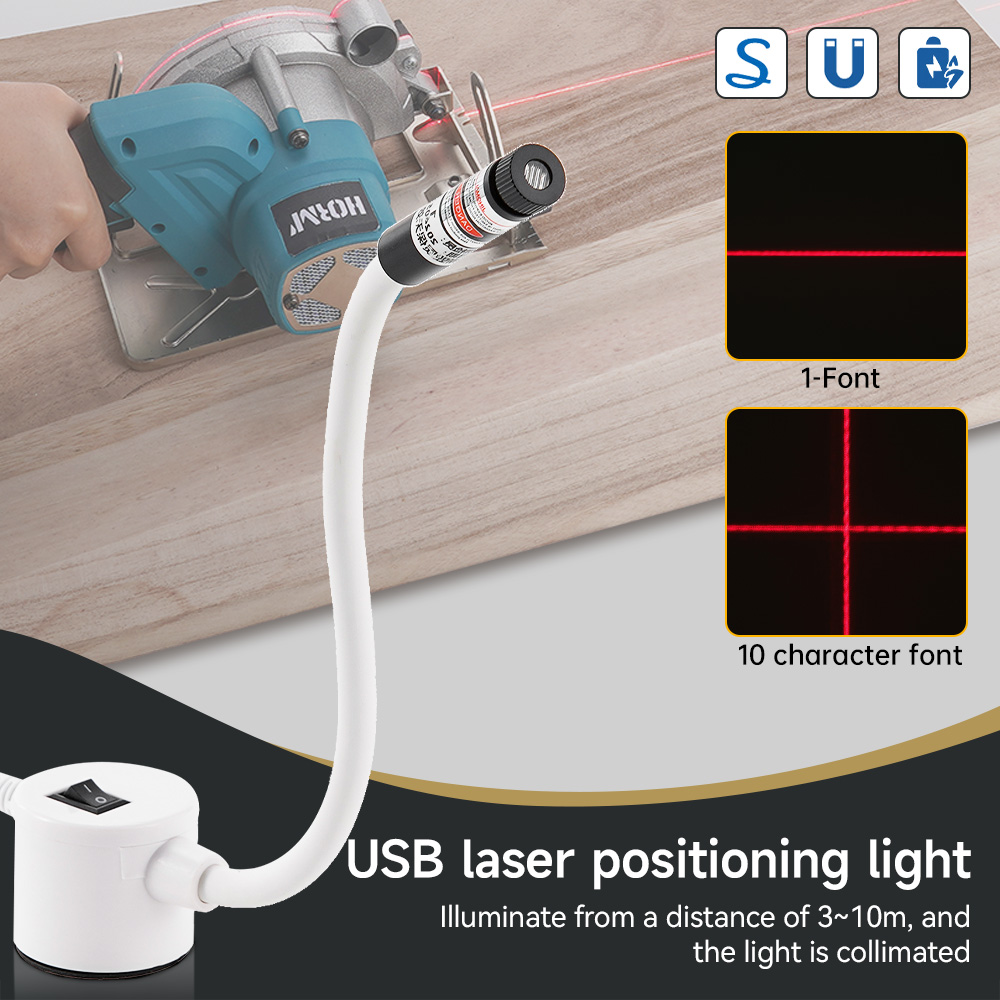 Industrial Laser Welding - USB بالطاقة ضوء الليزر الأحمر الخياطة