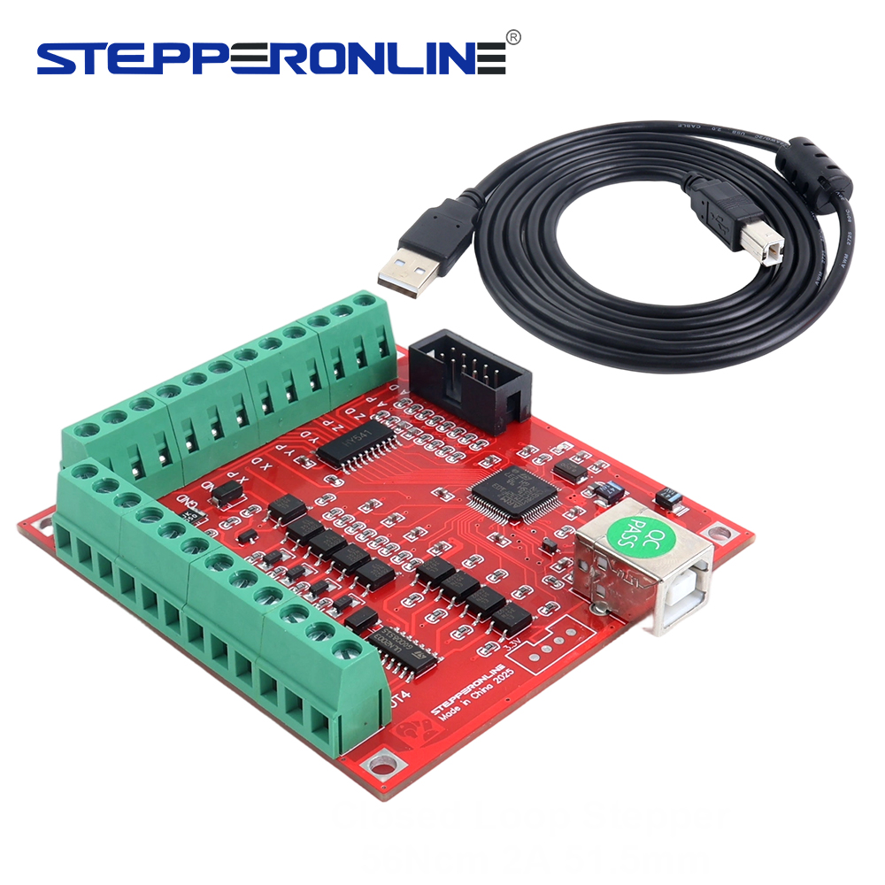 Breakout Board Mach3 - 4-محور USB CNC لوحة القطع تحكم