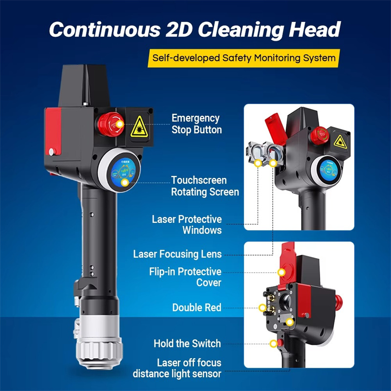 Industrial Laser Cleaning Equipment - معدات تنظيف بالليزر النبضي بقوة 300