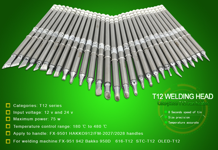 T12 سبيكة لحام نصائح استبدال ن - مراجعة Industrial Laser Soldering Iron وسعره