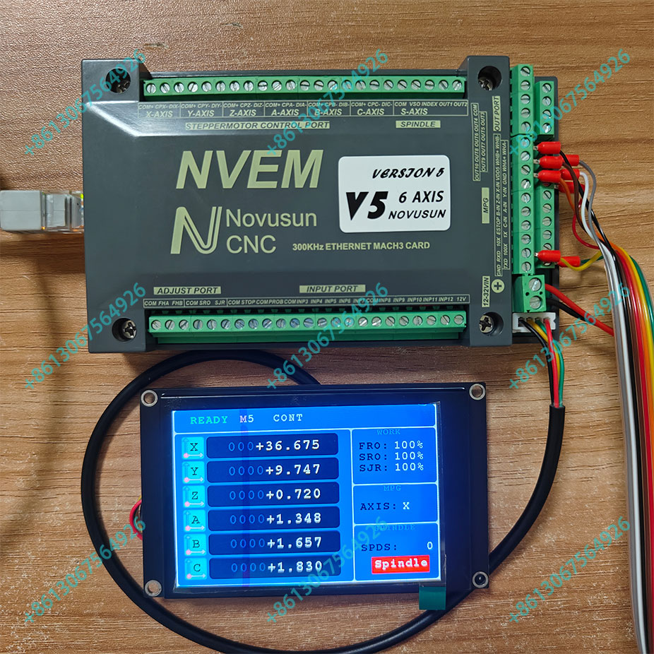 Nvem Cnc وحدة تحكم الحركة 300  - مراجعة Breakout Board Mach3 وسعره
