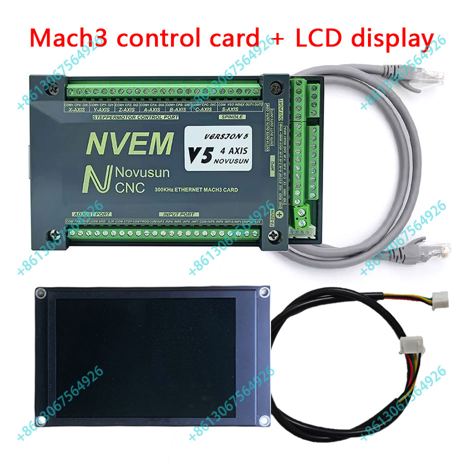 Nvem Cnc وحدة تحكم الحركة 300  - مراجعة Breakout Board Mach3 وسعره