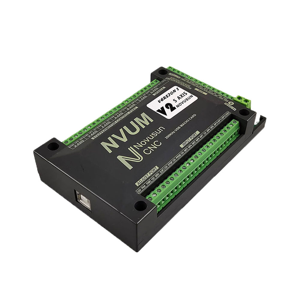 NVUM Mach3 بطاقة USB 200 كيلو  - مراجعة Breakout Board Mach3 وسعره