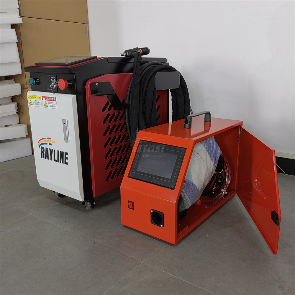 آلة ليزر Rayline 1500W 3 في 1  - مراجعة Industrial Laser Cleaning Equipment وسعره