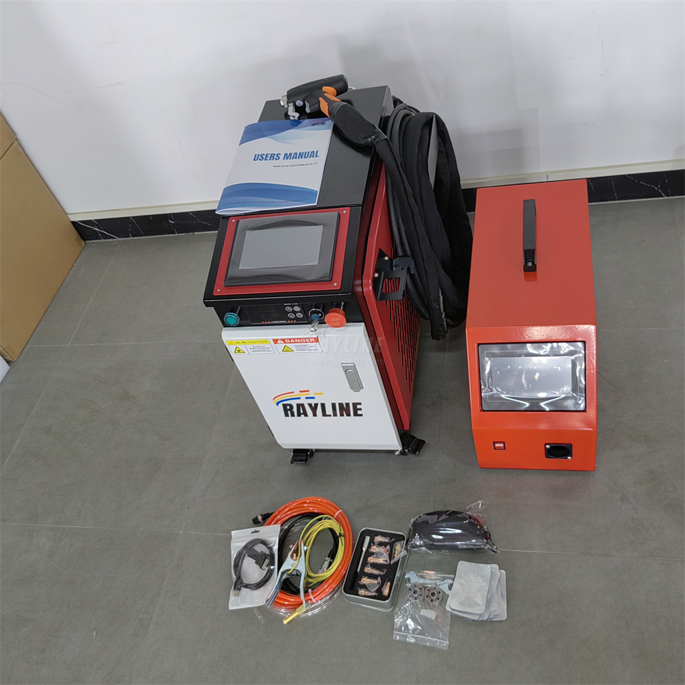 آلة ليزر Rayline 1500W 3 في 1  - مراجعة Industrial Laser Cleaning Equipment وسعره