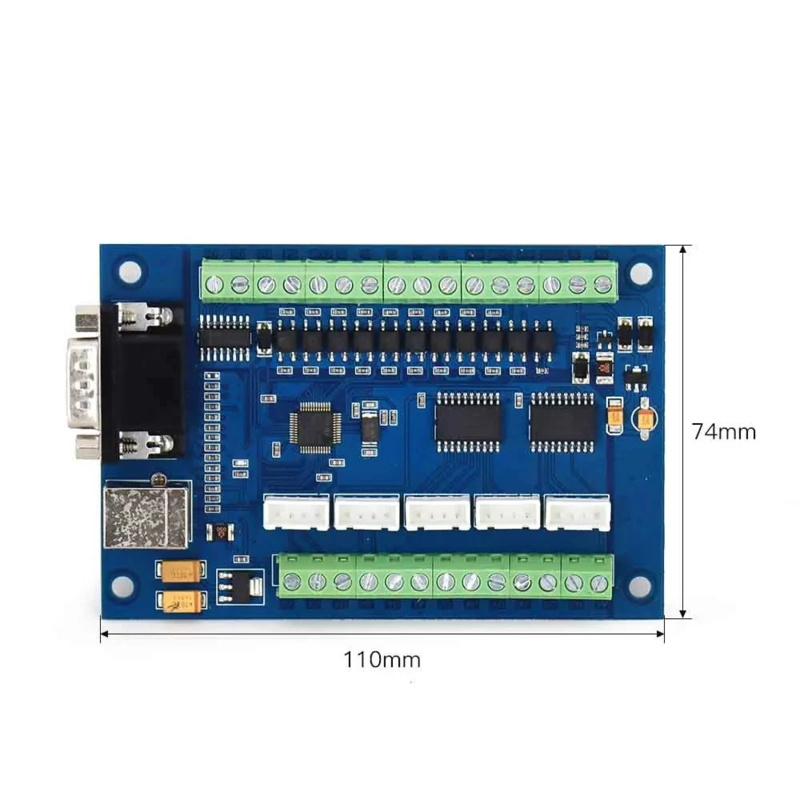 CNC MACH3 USB 5 محور 100 كيلو  - مراجعة Breakout Board Mach3 وسعره