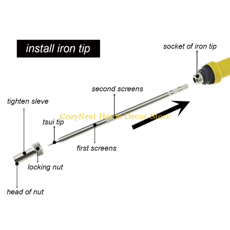 92MF T12 محطة لحام مقبض سبيكة  - مراجعة Industrial Laser Soldering Iron وسعره