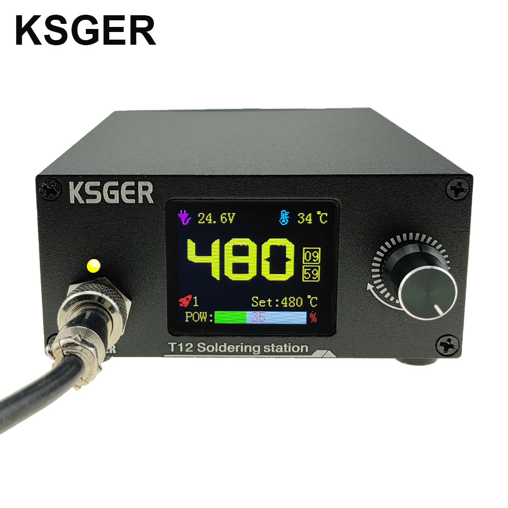 KSGER T12 محطة لحام الحديد نصا - مراجعة Industrial Laser Soldering Iron وسعره