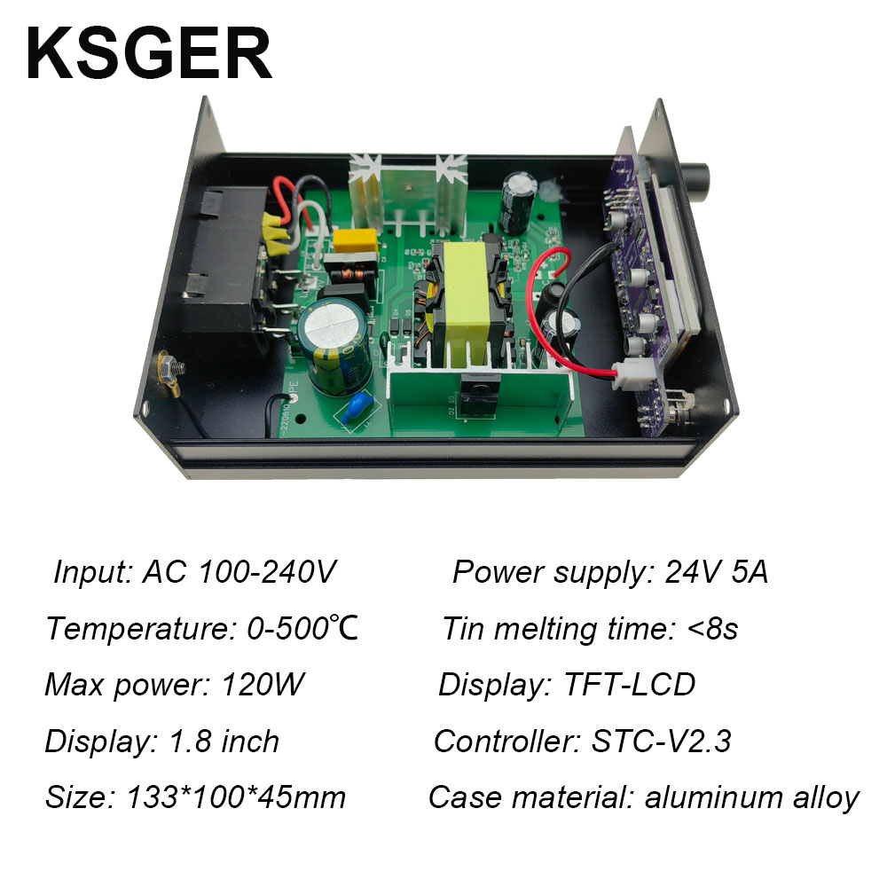 KSGER T12 محطة لحام الحديد نصا - مراجعة Industrial Laser Soldering Iron وسعره