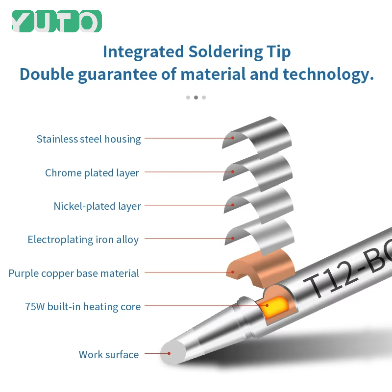 10 قطع من رؤوس مكواة اللحام T1 - مراجعة Industrial Laser Soldering Iron وسعره