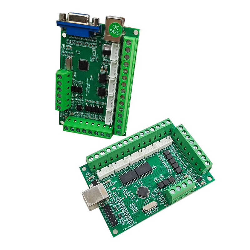 لوحتان من لوحة تحكم المحركات C - مراجعة Breakout Board Mach3 وسعره
