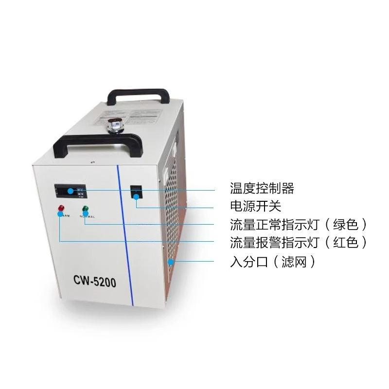 مبرد مياه صناعي CW3000 CW5000  - مراجعة Laser Chiller Water Cooler وسعره