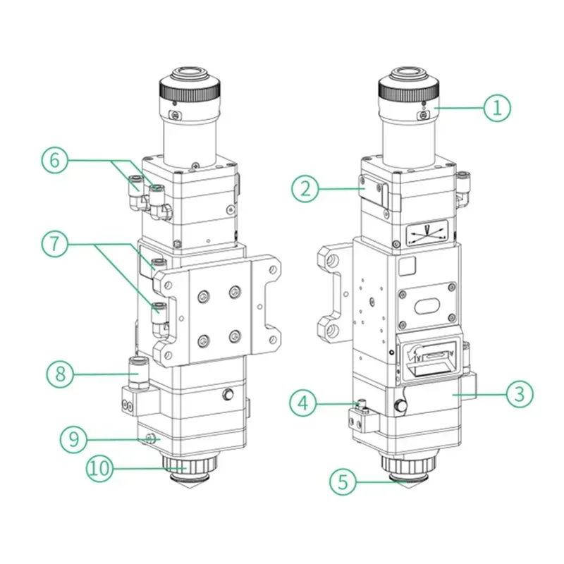 رأس قطع الألياف 3.3KW BT240S B - مراجعة Industrial Use Of Laser وسعره