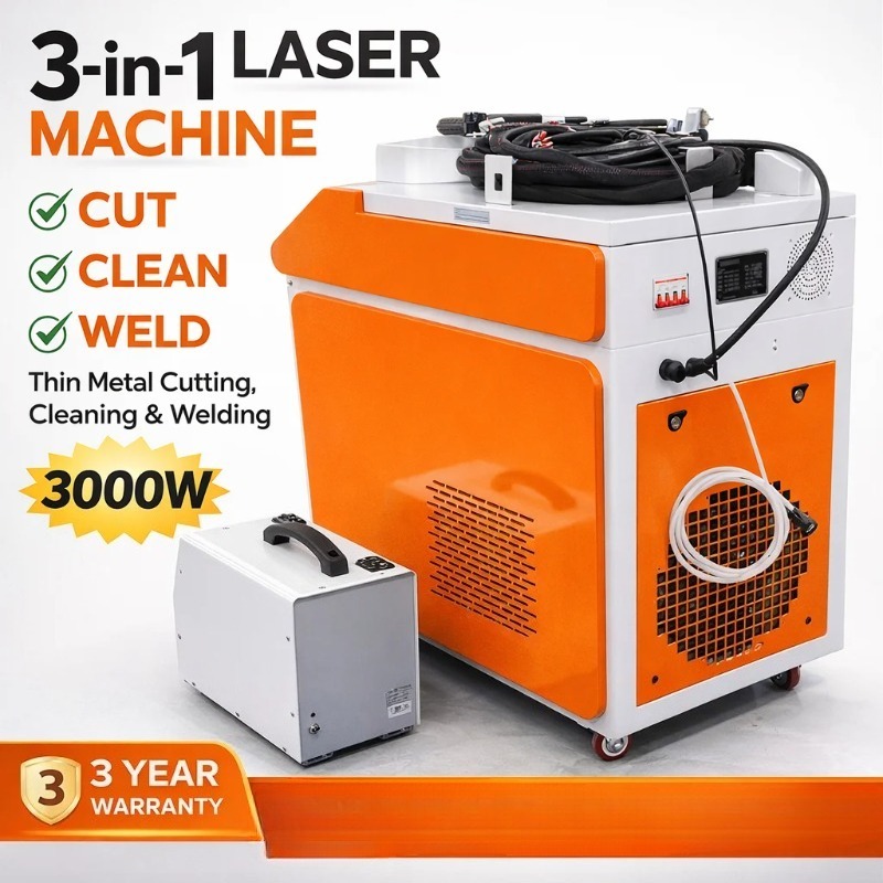 آلة لحام 3 في 1 مع وظيفة التنظ - مراجعة Industrial Laser Welding Tool وسعره