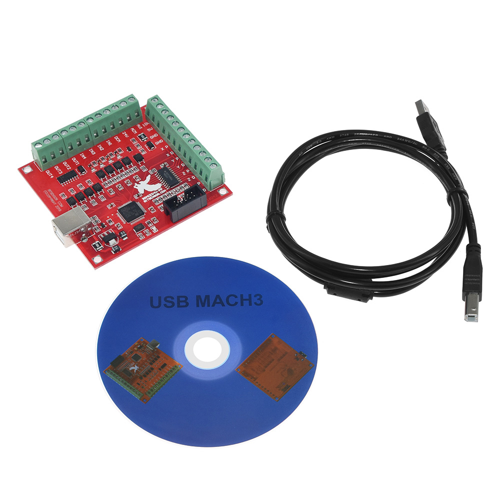 MACH3 لوحة اندلاع USB 100 كيلو - مراجعة Breakout Board Mach3 وسعره