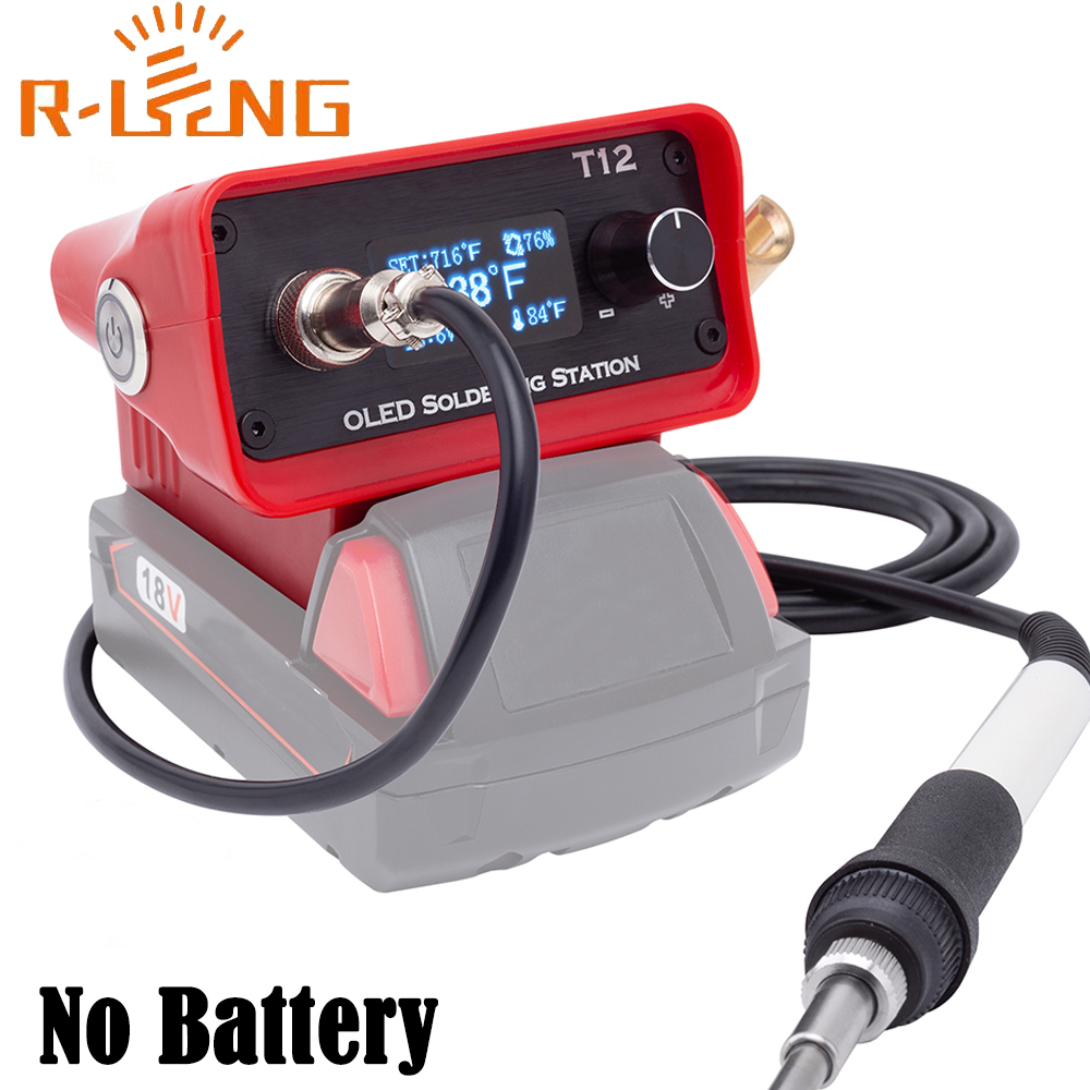 OLED T12 محطة لحام الحديد محطة - مراجعة Industrial Laser Soldering Iron وسعره