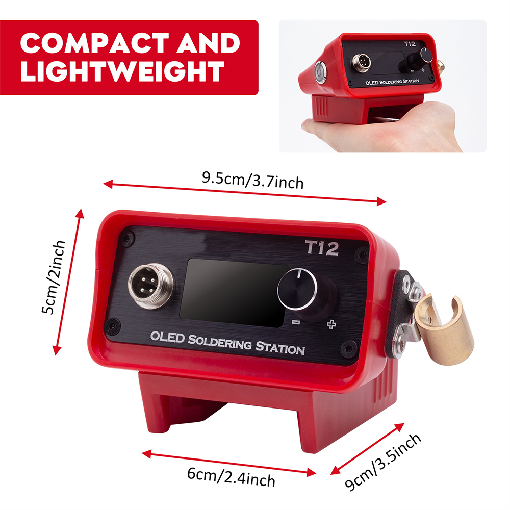OLED T12 محطة لحام الحديد محطة - مراجعة Industrial Laser Soldering Iron وسعره