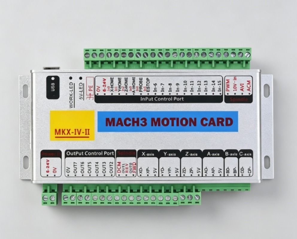 بطاقة حركة USB رباعية المحاور  - مراجعة Breakout Board Mach3 وسعره