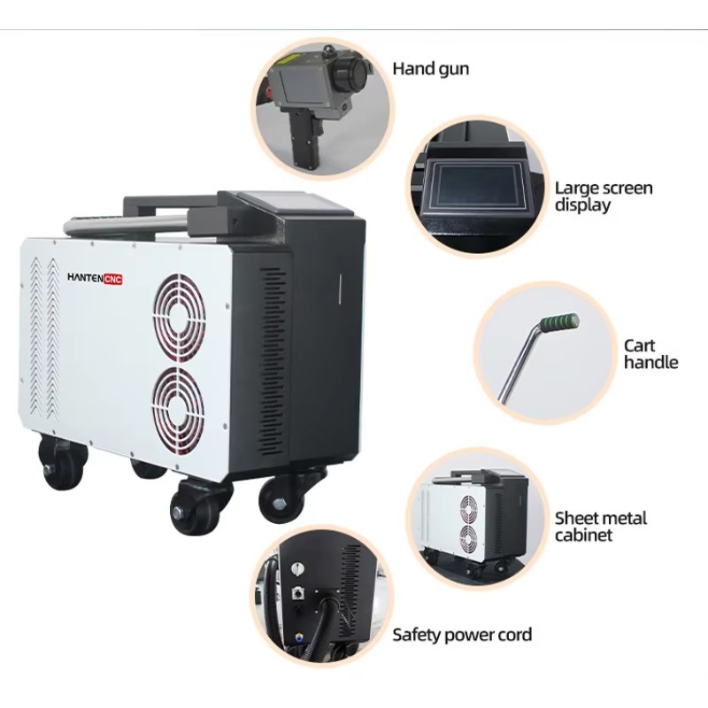 جهاز تنظيف بالليزر المحمول بقو - مراجعة Industrial Laser Cleaning Equipment وسعره