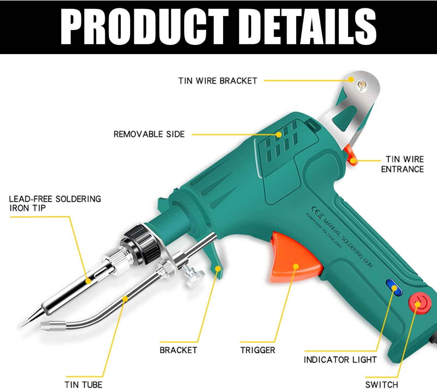 مكواة لحام كهربائية 60 واط 110 - مراجعة Industrial Laser Welding Tool وسعره