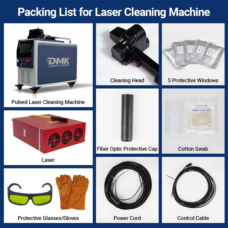 معدات تنظيف بالليزر النبضي بقو - مراجعة Industrial Laser Cleaning Equipment وسعره
