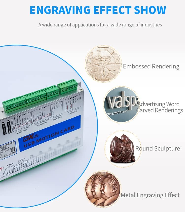 بطاقة تحكم الحركة CNC XHC MK4- - مراجعة Breakout Board Mach3 وسعره